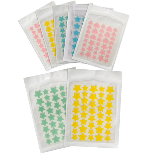colorful acne patches!